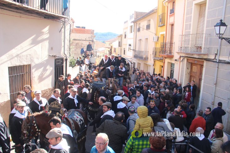 Borriol vive la intensa jornada en honor a Sant Antoni