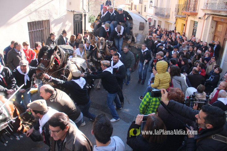 Borriol vive la intensa jornada en honor a Sant Antoni