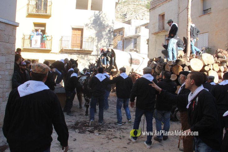 Borriol vive la intensa jornada en honor a Sant Antoni