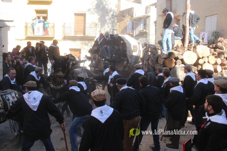 Borriol vive la intensa jornada en honor a Sant Antoni