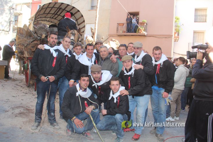 Borriol vive la intensa jornada en honor a Sant Antoni