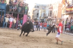 Moncofa comença les festes de Sant Antoni amb una jove ferida pel bou