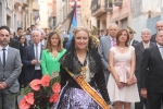 La ofrena floral per a la Sagrada Familia i processó del Santíssim marquen la jornada dominical a La Vall d'Uixó