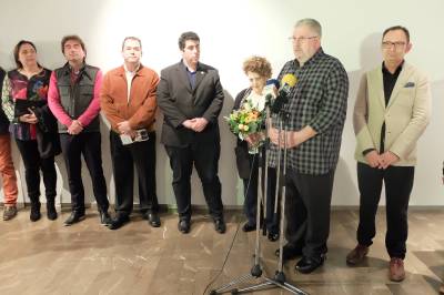 La inauguració de l'exposició 'Enrique Giner i 'Ara y Siembra'. L'inici de l'art' destapa peces de l'artista mai vistes abans