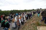 100.000 personas participan en al Romería de Les Canyes a la Magdalena