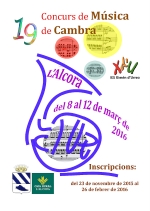 Ya se conocen los finalistas del Concurso de Música de Cámara IES Ximén d'Urrea de l'Alcora