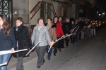 Un millar de mujeres participan en la procesión de la Virgen de los Dolores