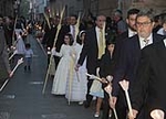 Nules vive con intensidad y fervor la 'Festa de les Camareres' de la Virgen de la Soledad