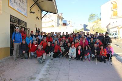 Casi 80 personas en la XIII ruta senderista de la Mancomunidad Espadán Mijares