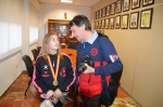 Marina Pascual, campeona de España de Gimnasia Rítmica es recibida en Alcora con honores