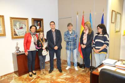 Marina Pascual, campeona de Espaa de Gimnasia Rtmica es recibida en Alcora con honores
