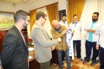 Recibimiento del Ayuntamiento al Inalco l'Alcora Caixa Rural por ganar una liga histórica siendo invictos