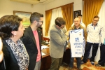 Recibimiento del Ayuntamiento al Inalco l'Alcora Caixa Rural por ganar una liga histórica siendo invictos
