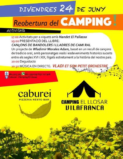 El camping de Vilafranca vuelve a abrir sus puertas