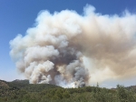 27 medios aéreos y más de 300 personas trabajan en frenar un incendio forestal declarado en Artana y amenaza la Serra d'Espadà