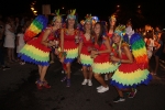 Divertida y colorida noche de disfraces
