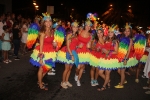 Divertida y colorida noche de disfraces