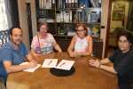 Burriana firma un convenio con la renovada dirección del comedor social de la ciudad