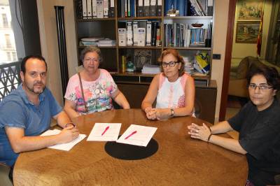 Burriana firma un convenio con la renovada direccin del comedor social de la ciudad