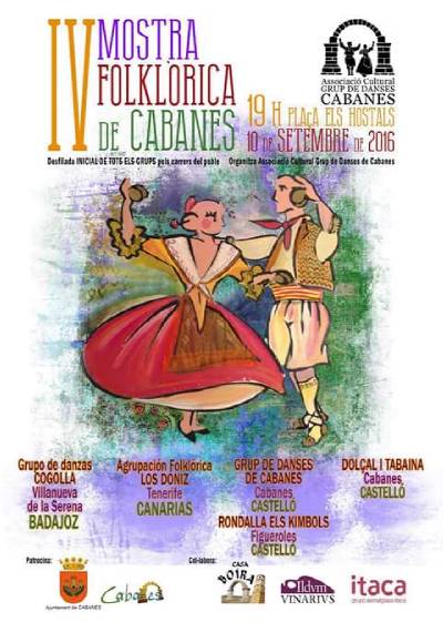 Cabanes prepara la IV muestra folclrica con grupos de Castell, extremeos y canarios