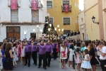 Concurrida Procesión del Cristo y exposición en la Caixa Rural