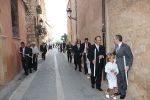 Concurrida Procesión del Cristo y exposición en la Caixa Rural