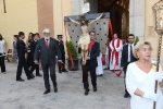 Concurrida Procesión del Cristo y exposición en la Caixa Rural