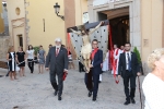 Concurrida Procesión del Cristo y exposición en la Caixa Rural