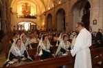 Concurrida Procesión del Cristo y exposición en la Caixa Rural