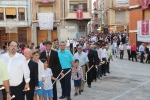 Concurrida Procesión del Cristo y exposición en la Caixa Rural