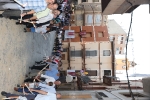Concurrida Procesión del Cristo y exposición en la Caixa Rural
