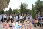 Concurrida Procesión del Cristo y exposición en la Caixa Rural