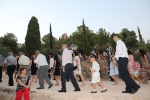 Concurrida Procesión del Cristo y exposición en la Caixa Rural