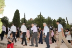 Concurrida Procesión del Cristo y exposición en la Caixa Rural