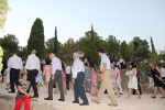 Concurrida Procesión del Cristo y exposición en la Caixa Rural