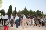 Concurrida Procesión del Cristo y exposición en la Caixa Rural