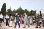 Concurrida Procesión del Cristo y exposición en la Caixa Rural
