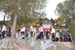 Concurrida Procesión del Cristo y exposición en la Caixa Rural