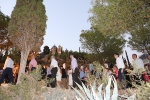 Concurrida Procesión del Cristo y exposición en la Caixa Rural