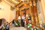 Concurrida Procesión del Cristo y exposición en la Caixa Rural