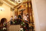 Concurrida Procesión del Cristo y exposición en la Caixa Rural