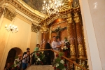 Concurrida Procesión del Cristo y exposición en la Caixa Rural
