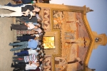 Concurrida Procesión del Cristo y exposición en la Caixa Rural