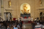 Concurrida Procesión del Cristo y exposición en la Caixa Rural