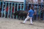Burriana vibra con el encierro de toros embolados