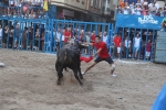 Burriana vibra con el encierro de toros embolados