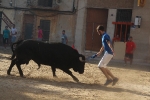 Burriana vibra con el encierro de toros embolados