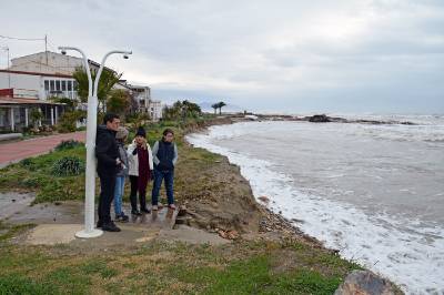 L'Equip de Govern de Cabanes visita les zones afectades per la pluja al municipi i la Ribera