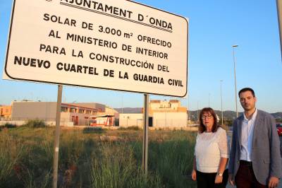 L'alcalde d'Onda reivindica a l'Estat la necessitat de construir la caserna de la Gurdia Civil