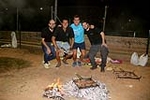 Más de 2.000 personas participan en la 'torrà de carn'